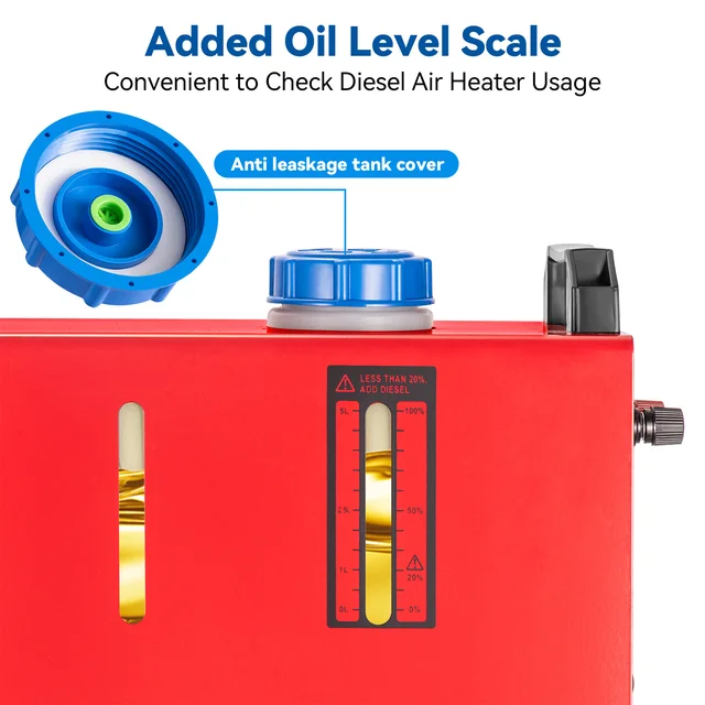 Riscaldatore Diesel 12V Per Camion - 2KW/5KW/8KW, Con Telecomando LCD, Per Auto, Barche E Veicoli - Foto 7