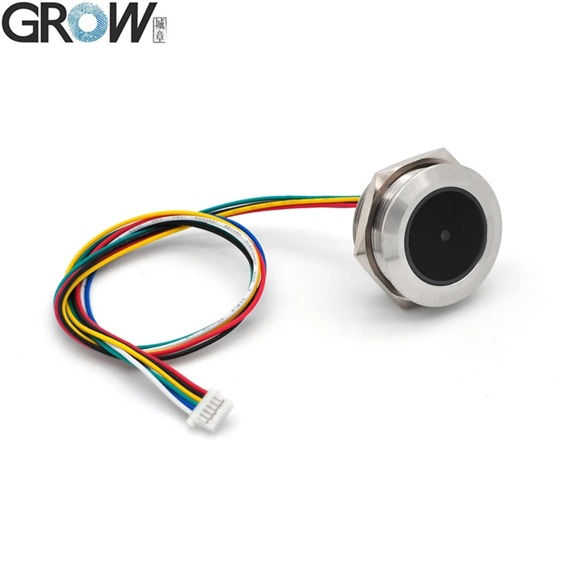 GROW GM861 UART/USB Interface 1D/2D Bar Code QR Code Barcode Scanner Module With Stainless Steel Enclosure White Green LED barcode scanner