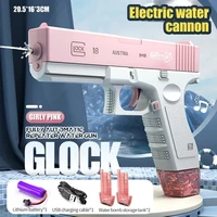 Electric Glock Water Gun Large Capacity Self Operated  Spray Children's Water Gun Splashing Festival 2
