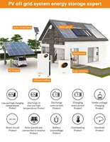 Invertisseur solaire hybride Jsdsolar 12KW 48V double MPPT 160A Wifi Smart BMS, système de stockage d'énergie photovoltaïque hors réseau pour la maison 6