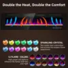 72 inches Electric Fireplace-Wall Fireplace for Living Room-Fireplace Freestanding/Inserts/Wall Mounted with Remote Control 3