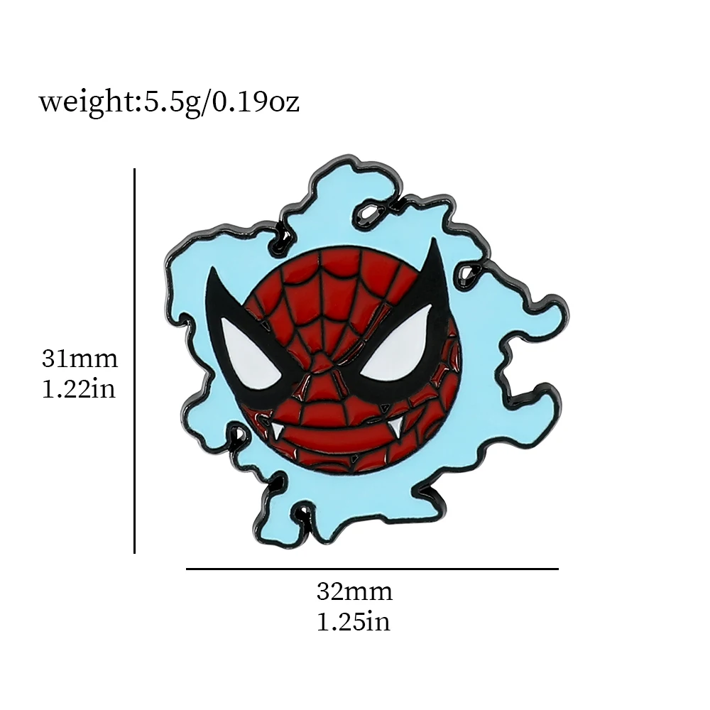 Gengar Cartoon Enamel Lapel Pin – Anime-Inspired Accessory