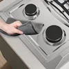 36 in. Gas Stove Cooktop 5 Italy Sabaf Sealed Burners NG/LPG Convertible in Stainless Steel, Cooking Appliances Cooktops 5