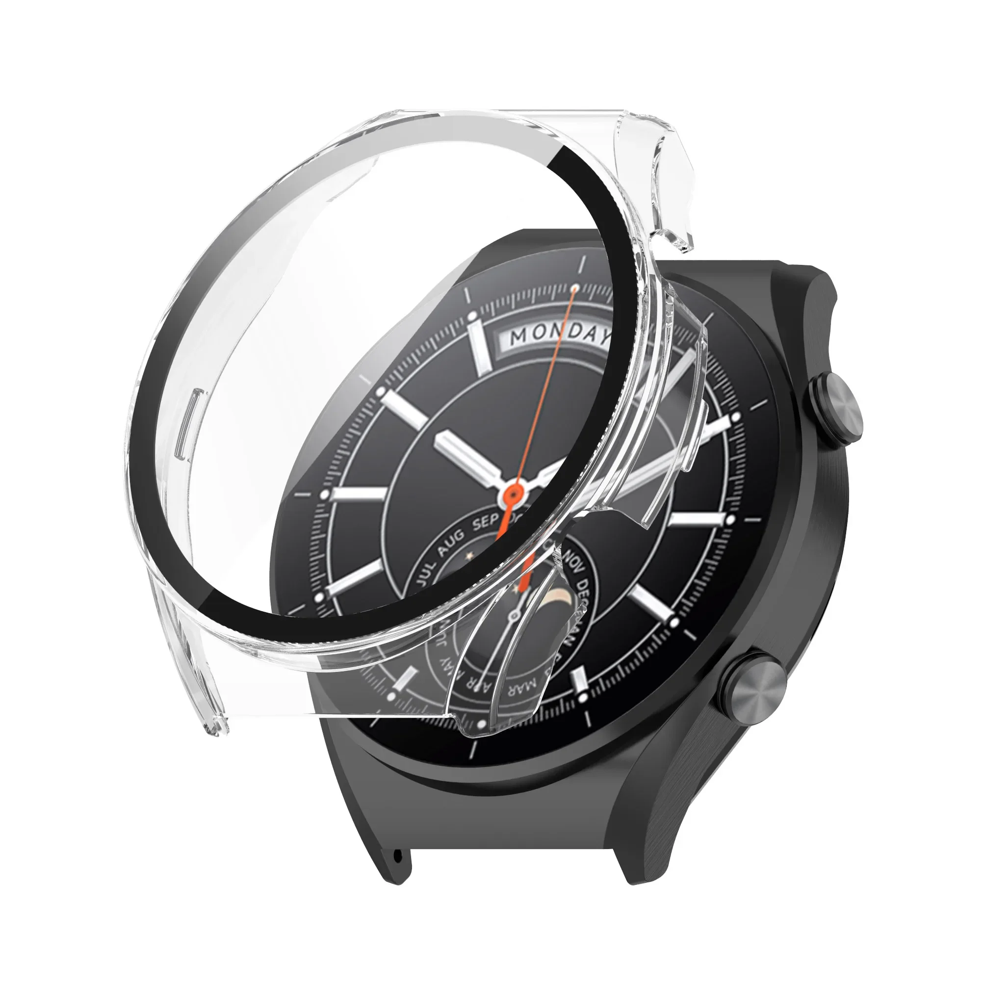 Premium Screen Protector Case for Xiaomi S1 Pro Smartwatch - Durable Hard Edge Protective Cover and Bumper Accessories