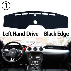 Enhanced Dashboard Cover Dash Mat - Anti - UV Protection Carpet (Left Hand Drive)