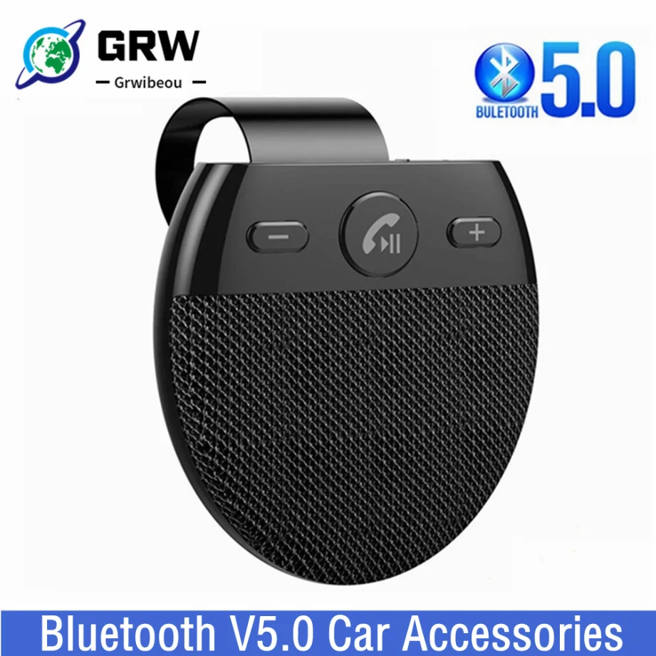 sem Fio Bluetooth Carro Alto-falante Hands Kit Mãos Livres Azul-dente Multiponto Alto-falante Telefone Sol Viseira Dente Azul Acessórios do Carro