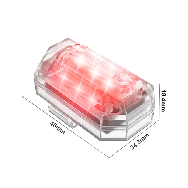 Auto Fernbedienung Blitzlicht, Drahtloses mit hoher Helligkeit, 7-farbiges  LED-Flugzeug-Blitzlicht und USB-Aufladung, Drohnen-Antikollisionslichter (2  Stück) : : Spielzeug