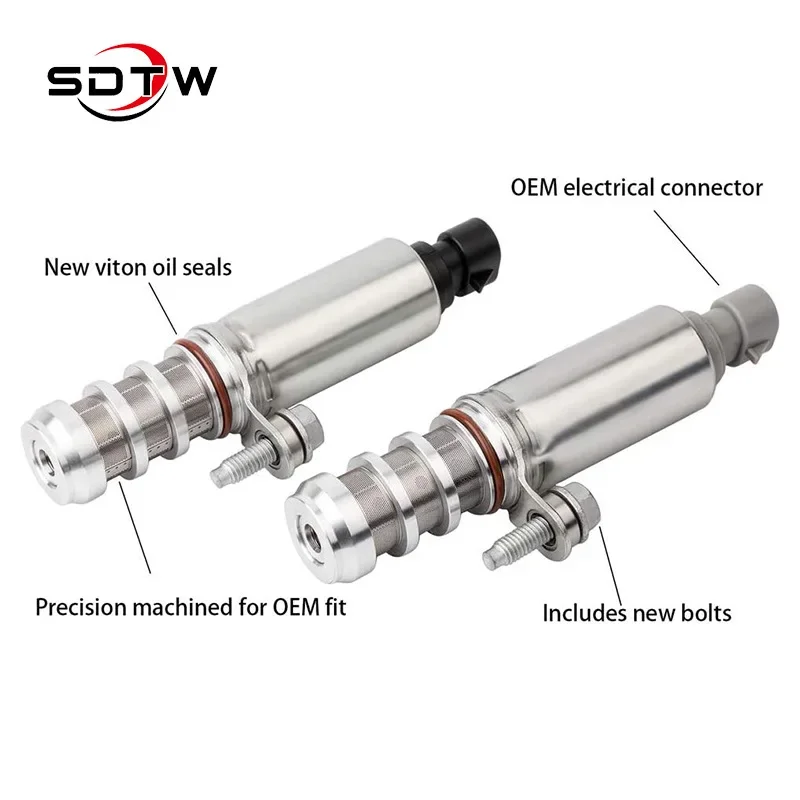 Intake & Exhaust Oil-Control Timing Valve Solenoid VVT 12655420 12655421 For Chevrolet Captiva 2.4 Equinox GMC Opal Andra turbo blow off valve engine purge control valve 1Set