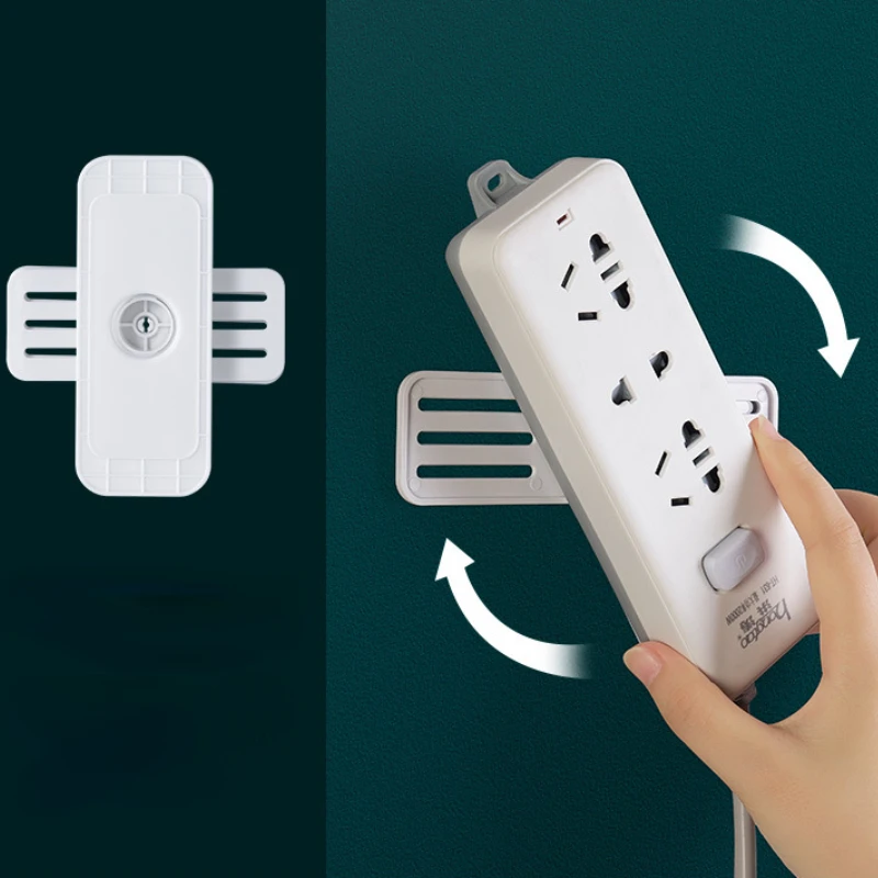 Bathroom Organizer Row Plug Holder Power Holder Row Hook