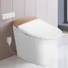 Smart Toilet Bidet Toilet Foot Sensor Flush Heated Seat Multi Function Remote Control Soft Closing Seat Smart Bidet Automatic 6