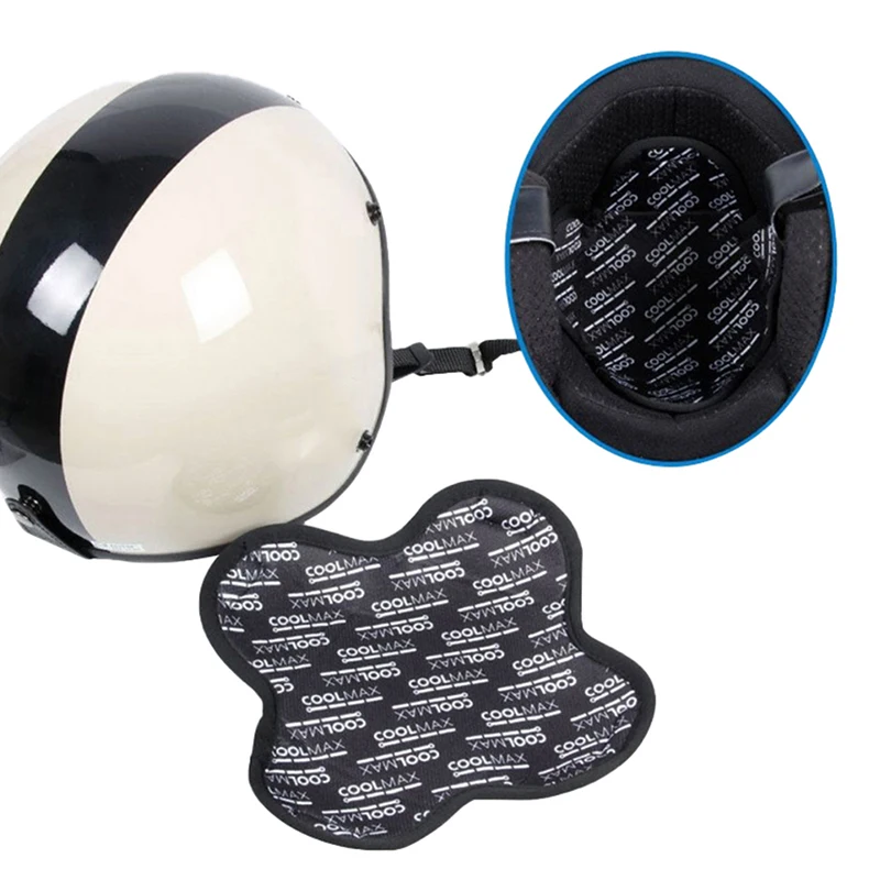 

1Pc Motorcycle Helmet Insert Liner Cap Cushion Pad Quick-Drying Breathable Sweat Wicking Helmet Insulation Lining Moto Cap Pad