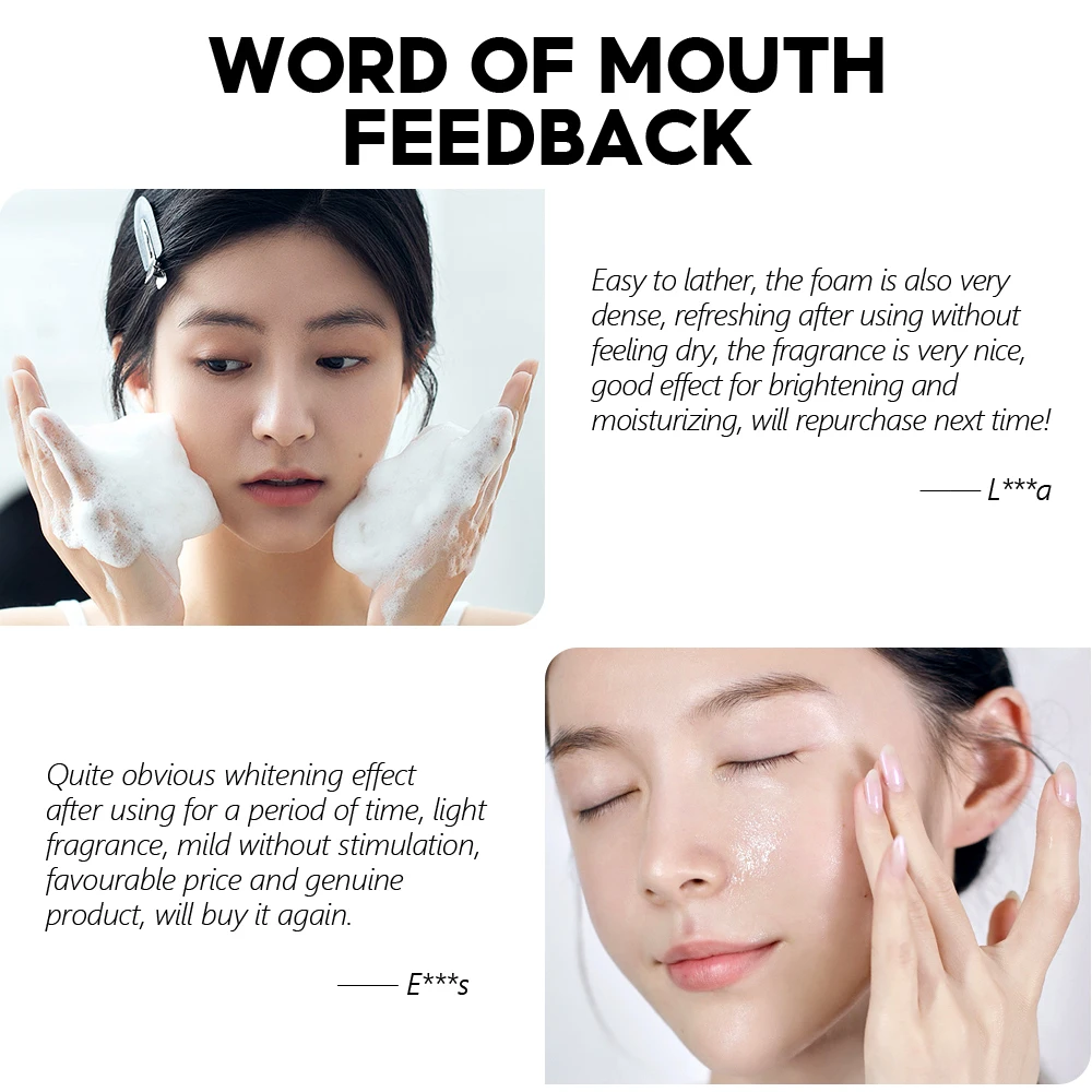 VIBRANT GLAMOUR Niacinamide Handmade Soap Whitening Deep Cleansing Exfoliation Can Be Used For Face Body Cleansing  100G 6