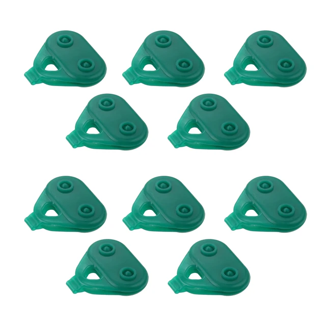 10Db/Set Háromszög Kertészkedés Napsütés Nettó Klipek Üvegházhatású Film Bilincsek 53 Mm/2 Hüvelykes Műanyag Árnyékoló Hálóhorgok Mezőgazdaság - Image 6