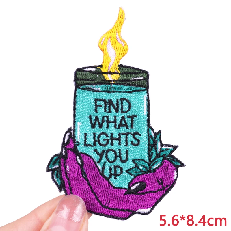 Playful Cartoon Embroidery Iron-On Patches