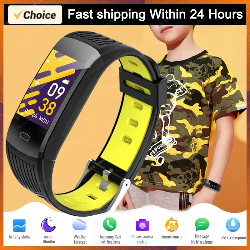 Smartband Bluetooth Fitness Band With Call Notification LIGE Smart