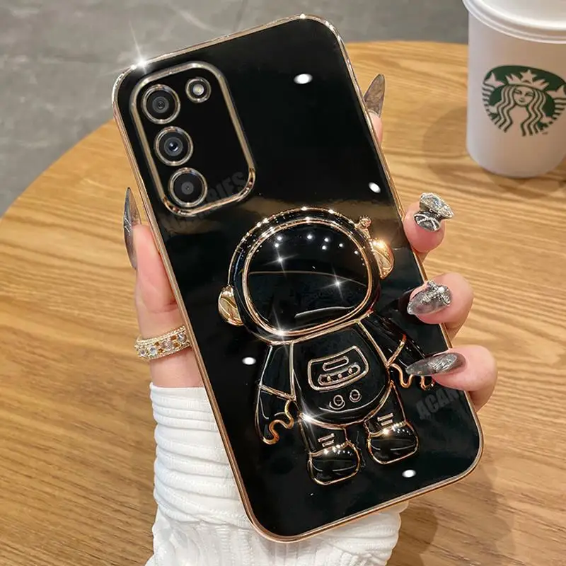 S 23 21 20 Fe Custodia Per Astronauta Custodia Per Samsung Galaxy S23 S21 S20 Fe S22 Ultra S10 S9 Note 10 Plus Cover Per Supporto In Silicone