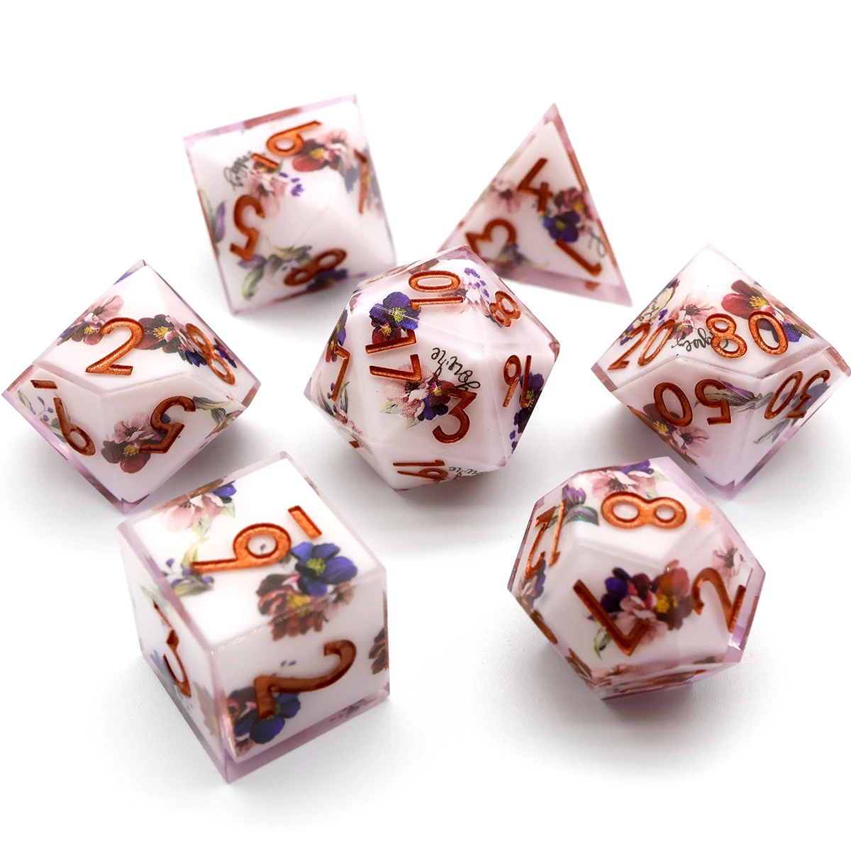 

Sharp Edge Dnd Handmade Dice Full Set For Table Board Role Playing Games