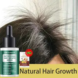 Ginger Hair Regrowth Serum ShampooTreatment Thinning Hair Broken Hairs Baldness Hereditary Hair Loss Man Woman Beauty Health