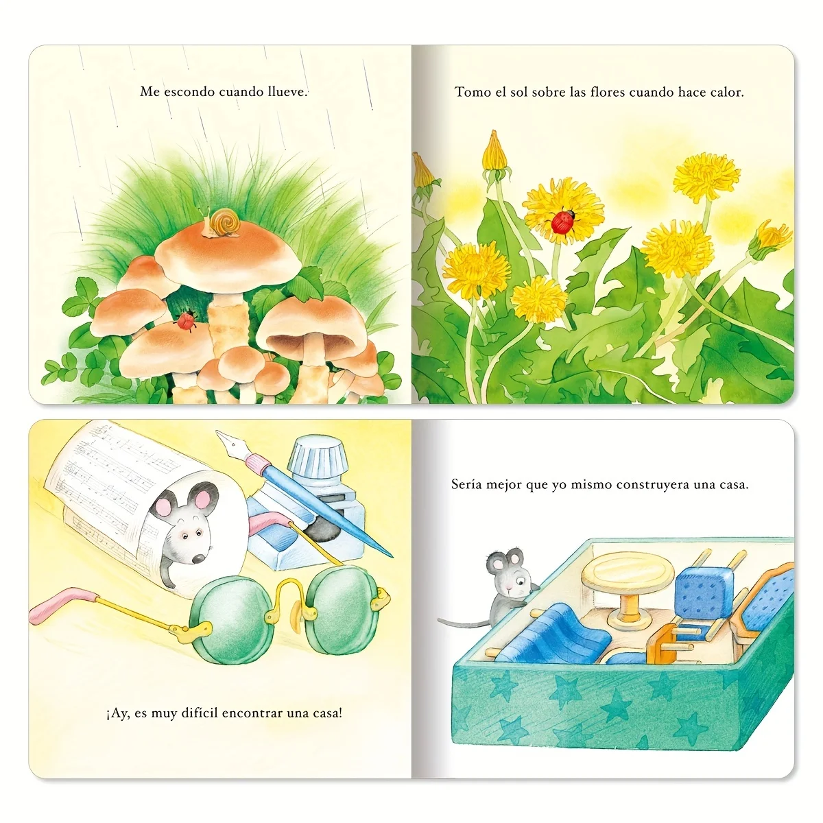 Set of 10 Spanish Children's Storybooks - Early Learning & Enlightenment Readers