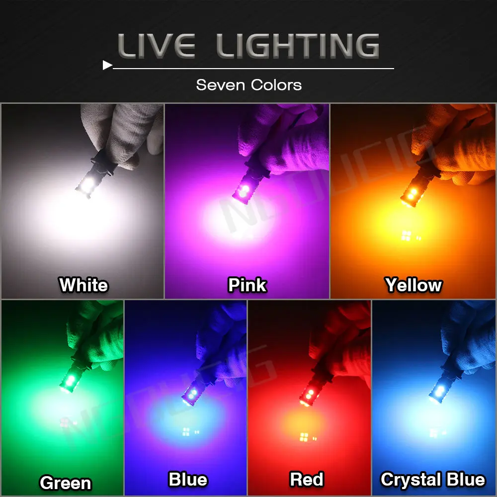 NGOUCIG ׸ ȣ   ¦ ȣ , ڵ ǥõ, ſ  LED , 194 3030, T10, W5W, 2 