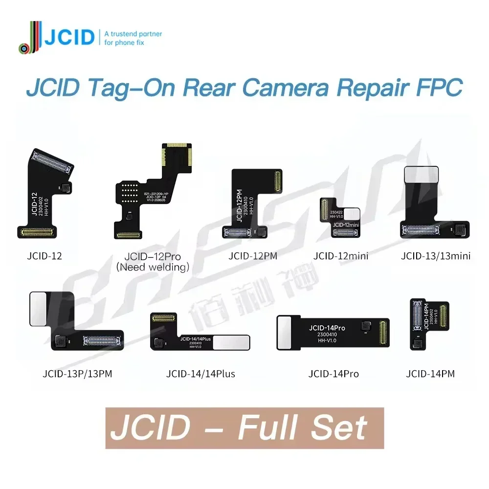 NEW JCID JC Tag Face id Flex Cable for IPhone X XR XS 11 12