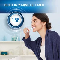 Oral B-Brosse à dents électrique Pro 4000, action 3D, nettoyage des dents, capteur de pression visible, 4 modes, soins des gencives, étanche, aste 4
