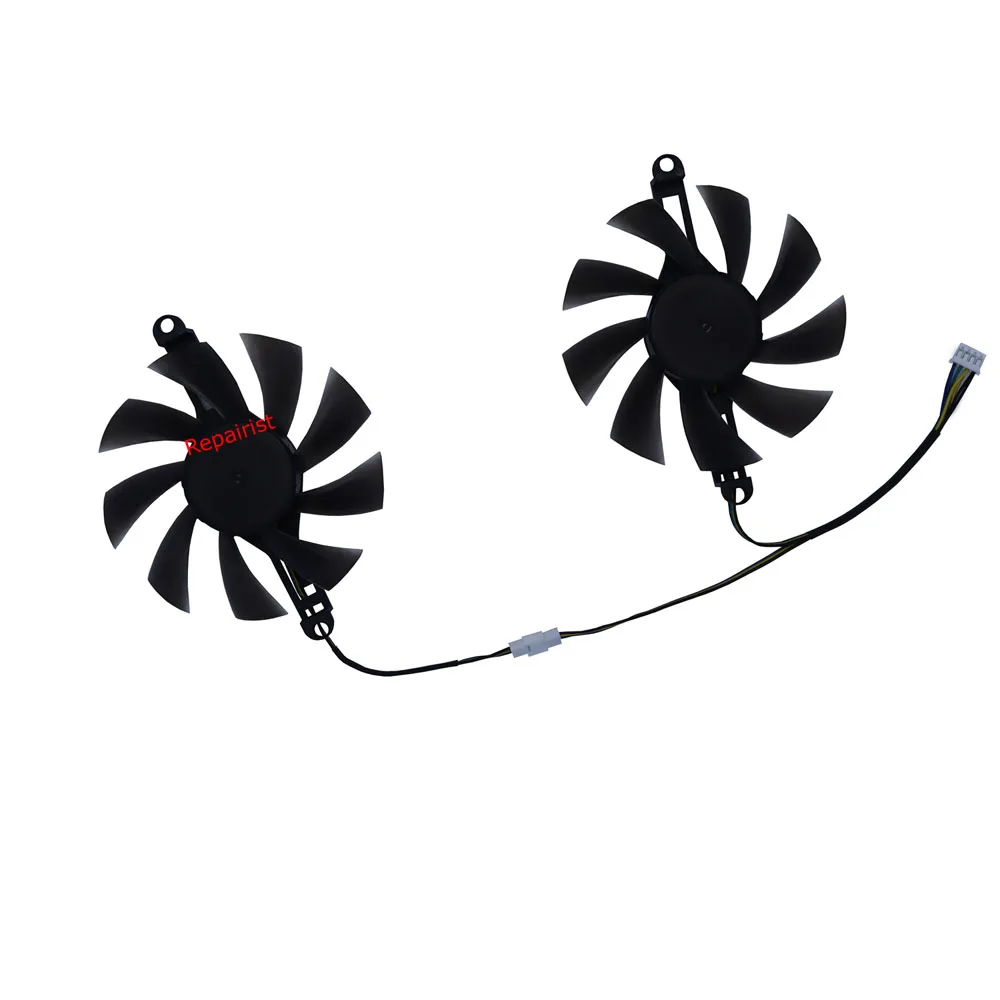 Ventilador da Placa de Vídeo para Amd Mllse rx 580 Rx580 8gb Pcs Conjunto Fl8015 12vb Fl801512vb para Mllse rx 580 Gddr5 - Imagem 2