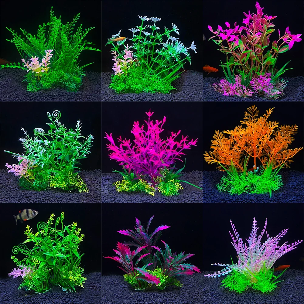 Simulation Artificial Plants Aquarium Decor Grass Water Weeds Ornament Plant Fish Tank Aquarium Grass Decoration Accessories