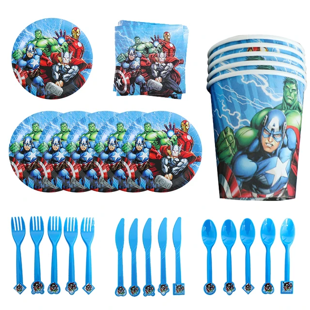 Boîte-cadeau thème Disney Avengers, décoration de fête super-héros pour  enfants, sac à bonbons en papier pour fête prénatale, fournitures pour fête  d'anniversaire pour filles et garçons - AliExpress