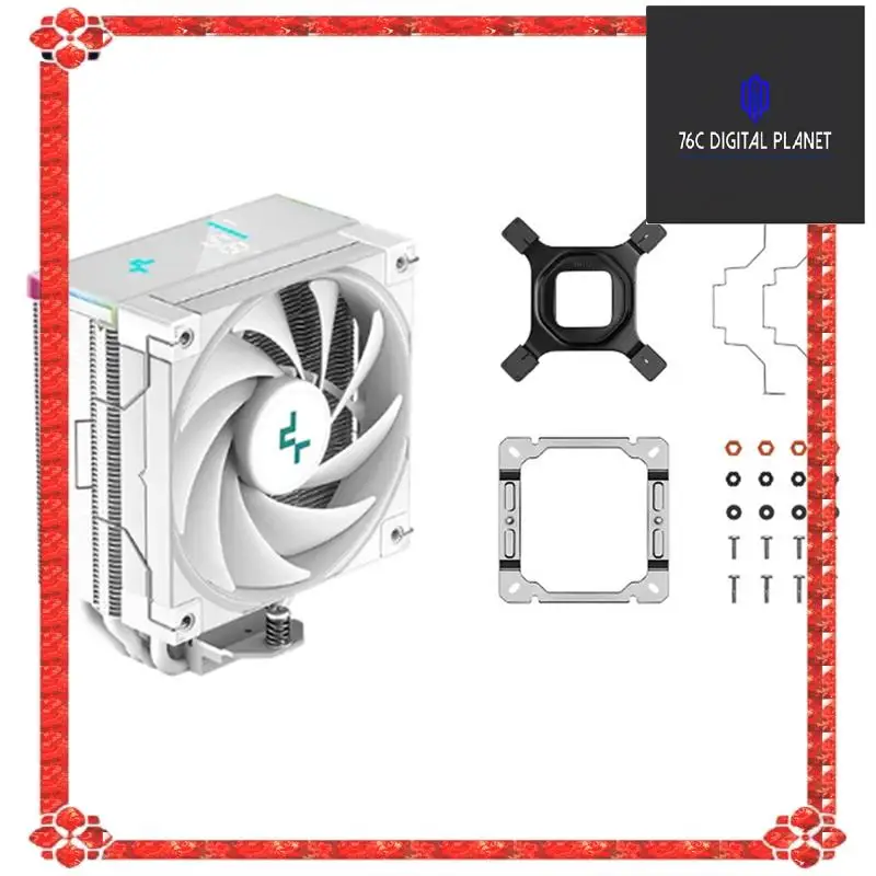 24-Hour Delivery DEEPCOOL AK400 CPU Processor Cooling Fan Radiator Digital Display For LGA1700/1200 115X
