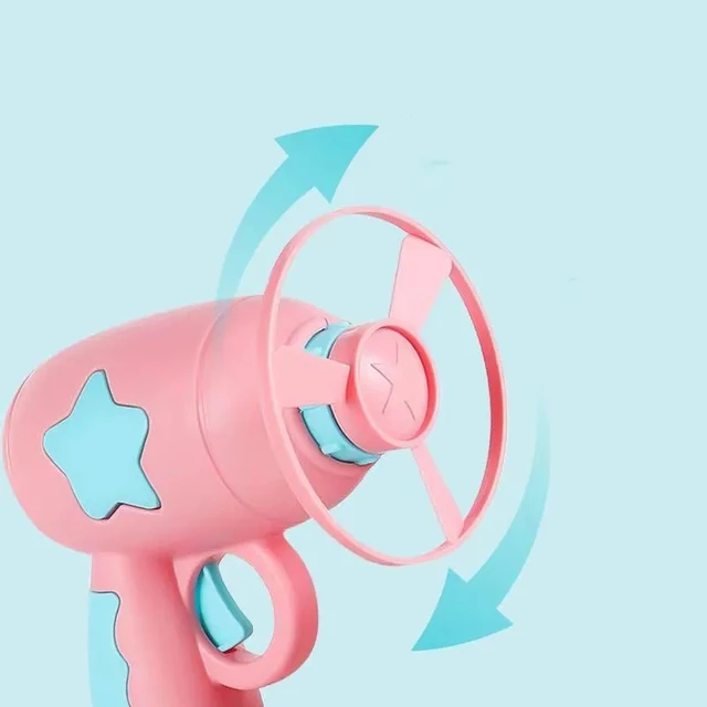 Funny Cat Toy Interactive Launch Pet Training Toy For Kitten Mini Flying Disc Shooting Gun Chasing Games Cat Toys Pet Supplies 4