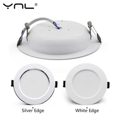 Ultra - Bright Recessed LED Ceiling Downlight - Round Indoor Spotlight Panel Lamp (White)