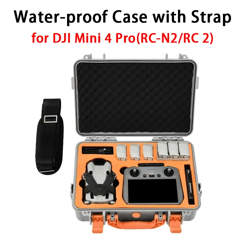 Waterproof Case For DJI MINI 4 PRO Storage Bag Carrying Case Portable Handbag Hard Case Box Battery Suitcase Drone Bag Accessory