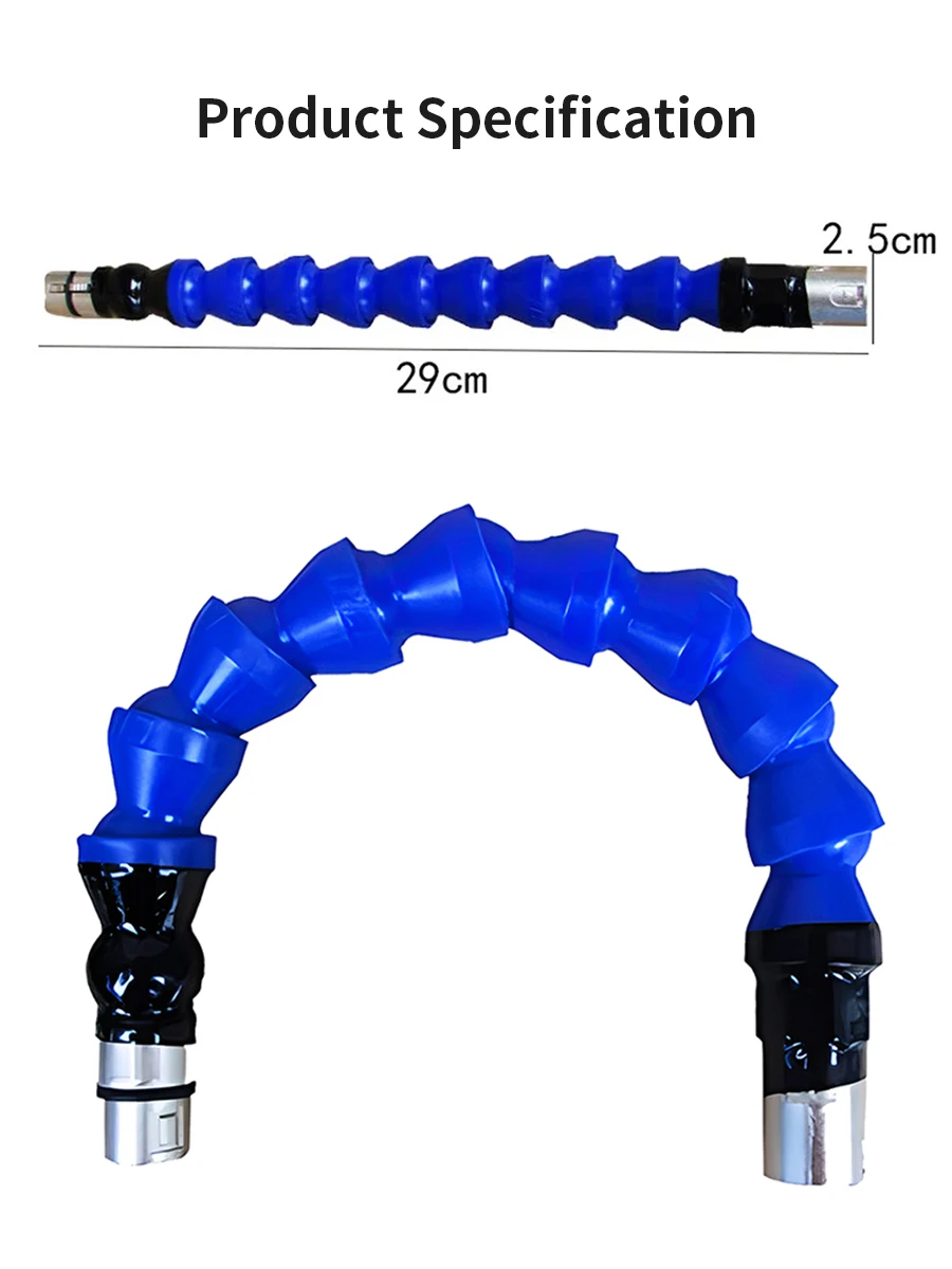 Extension Rod Tube Attachments Angle Adjustable Extension Rod 3XLR Reciprocating Linear Motor Parts Holder End Connector
