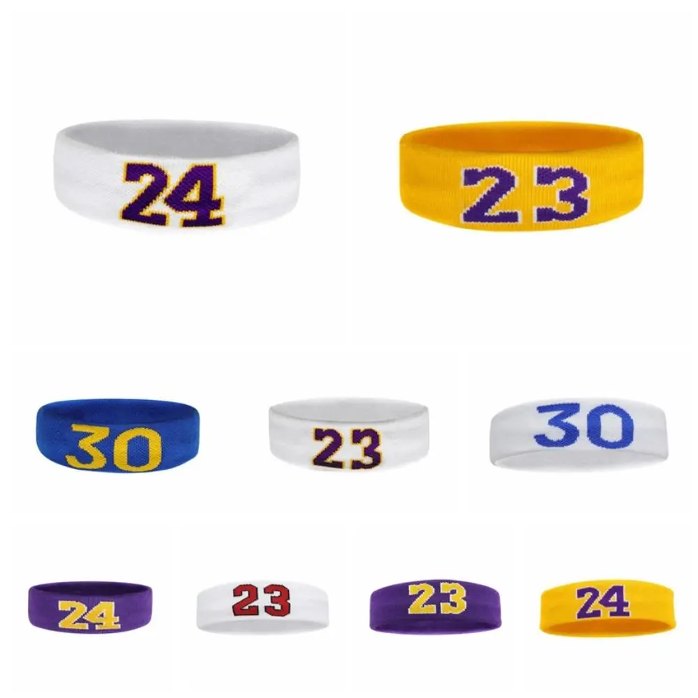 Sweat-Absorbent Basketball Headband Sport Style Elastic Cotton Running Headband Skin Friendly Soft Sports Headband Adult/KidsDIY 3