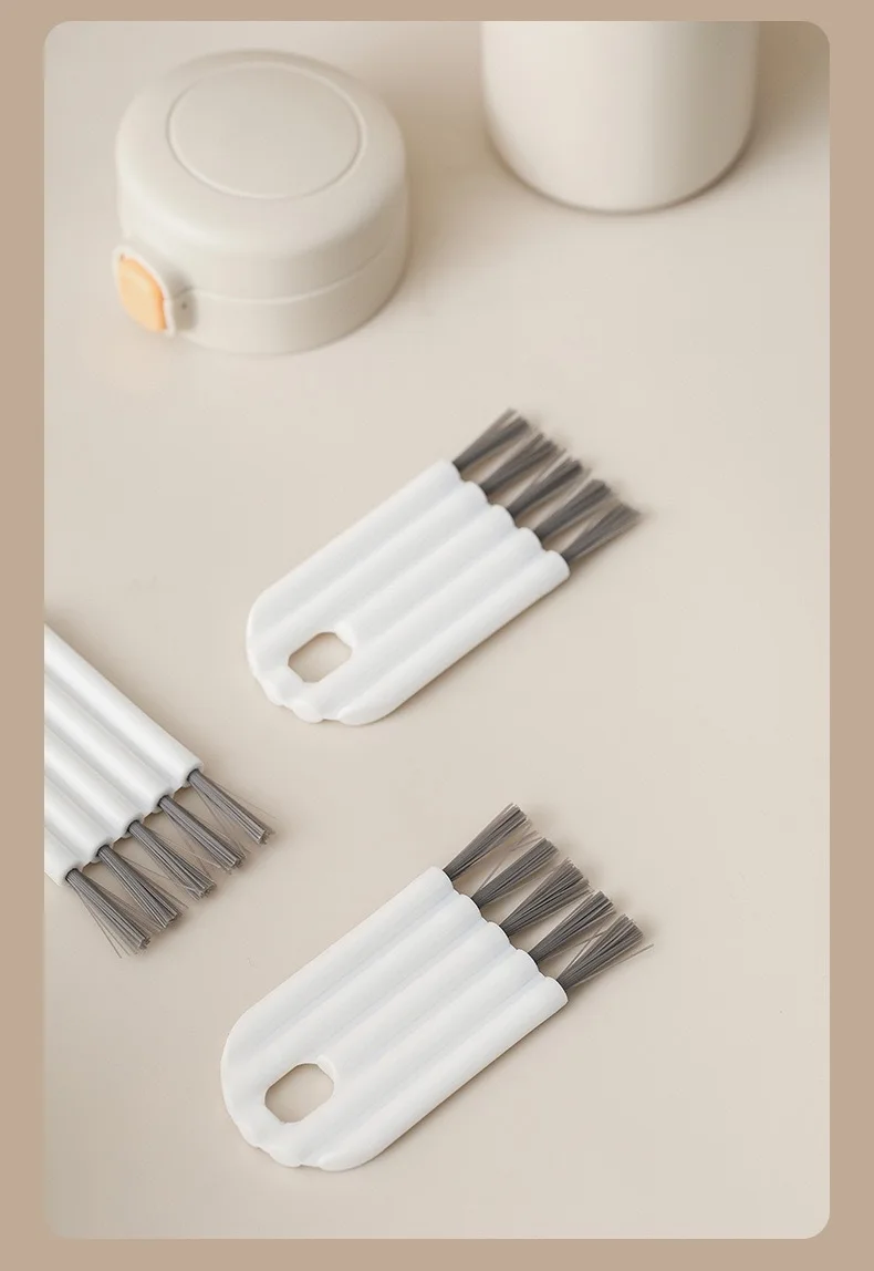 Cleaning Brush Keyboard Cleaning Brush Household Groove Gap Pointing Decontamination Cup Cover Brush Small Tool 5