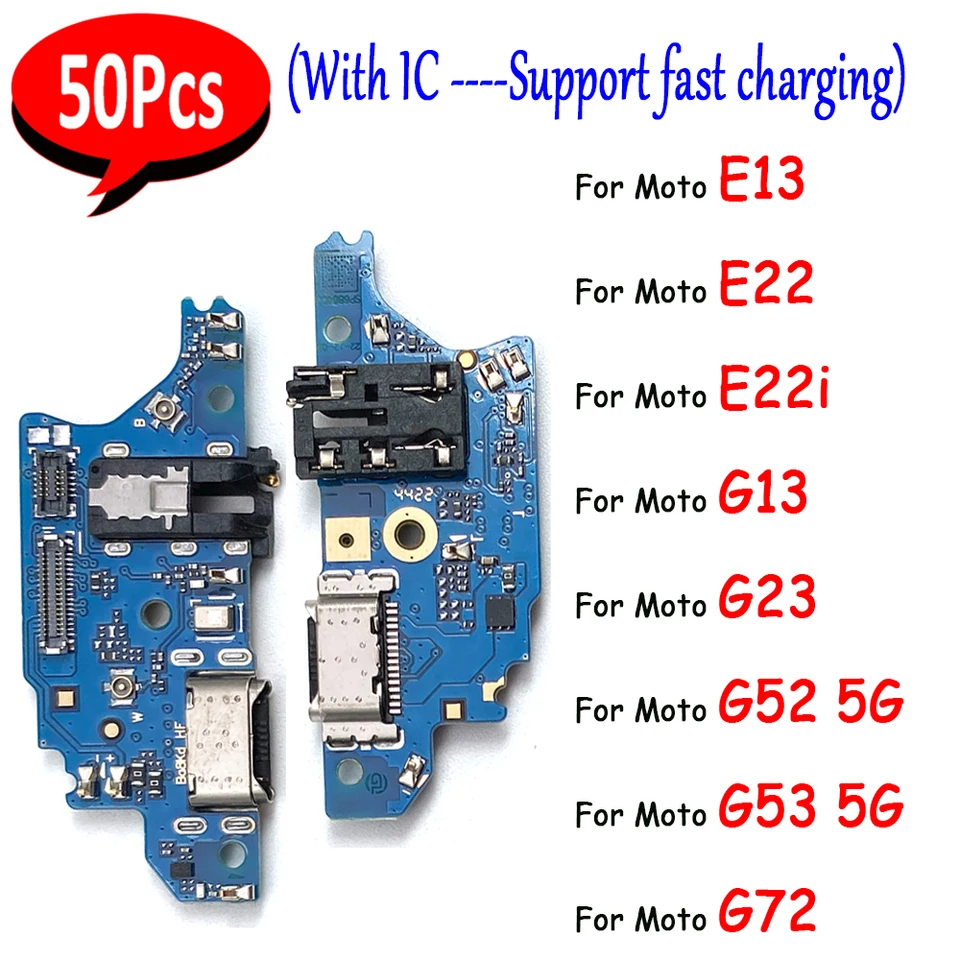 Flex Connecteur Recharge + Micro Pour Motorola Moto E22/E22i - Pièce De Rechange, Neuf