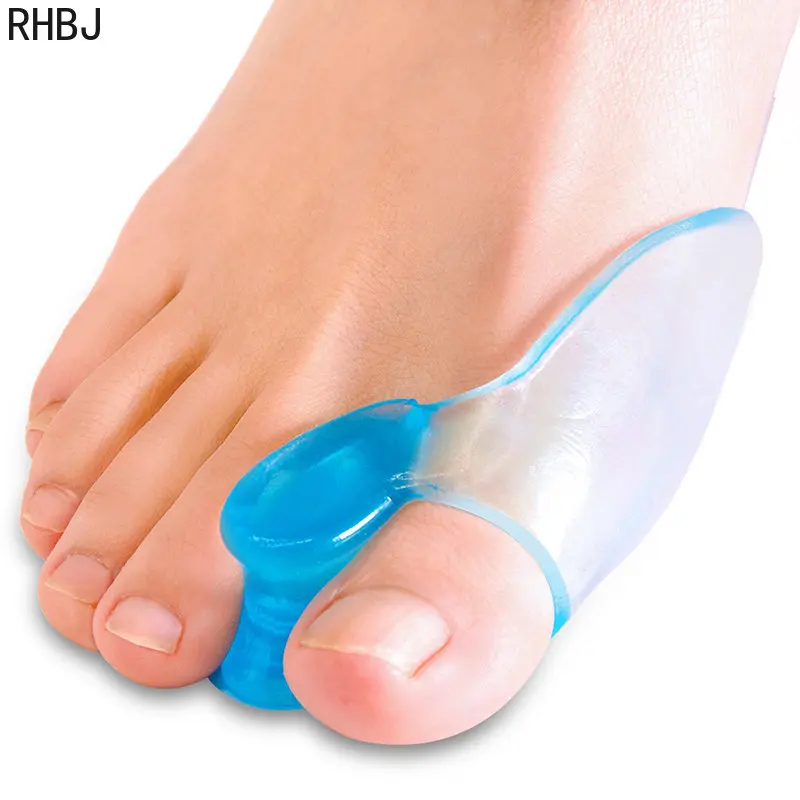 Toe Corrector 2Pcs Silicone Gel Thumb Corrector for Bunion Foot Toe Hallux Valgus