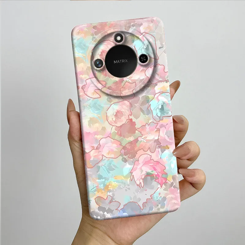Sweet Painted Silicone Phone Case - Fashion Cartoon Design, Protective & Stylish