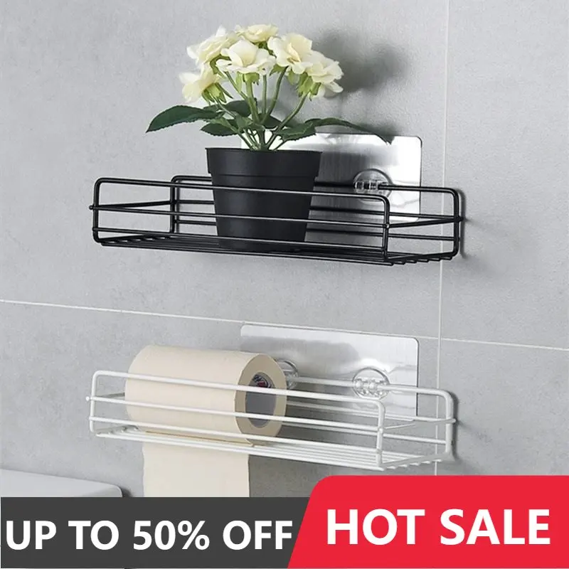 

Bathroom Shelf Kitchen Organizer Shelves Corner Frame Iron Shower Caddy Storage Rack Shampoo Holder For Bathroom Accessories