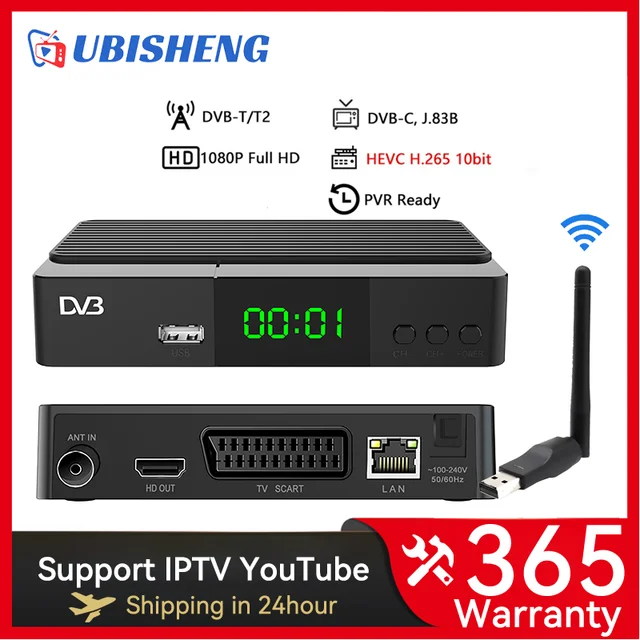 Receptor De Televisión Digital Terrestre Hd, Decodificador Dvb-t Con Hdmi,  Dvb-t2, T2, Stb, H.264 - Receptores De Televisión Por Satélite - AliExpress