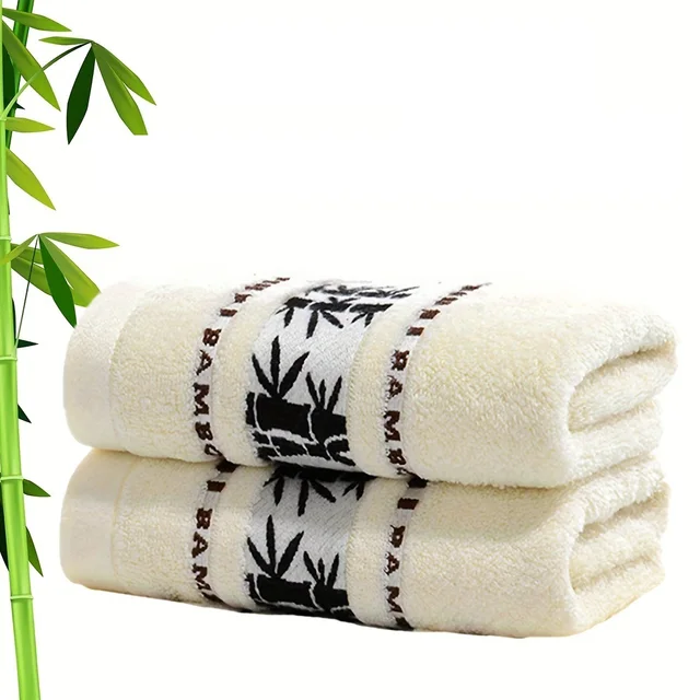 Ensemble De 1/4/6 ensembles De serviettes en Fiber De bambou serviettes De bain pour la maison adultes serviette De visage épaisse absorbant luxe serviettes De salle De bain Toalha De Praia 5