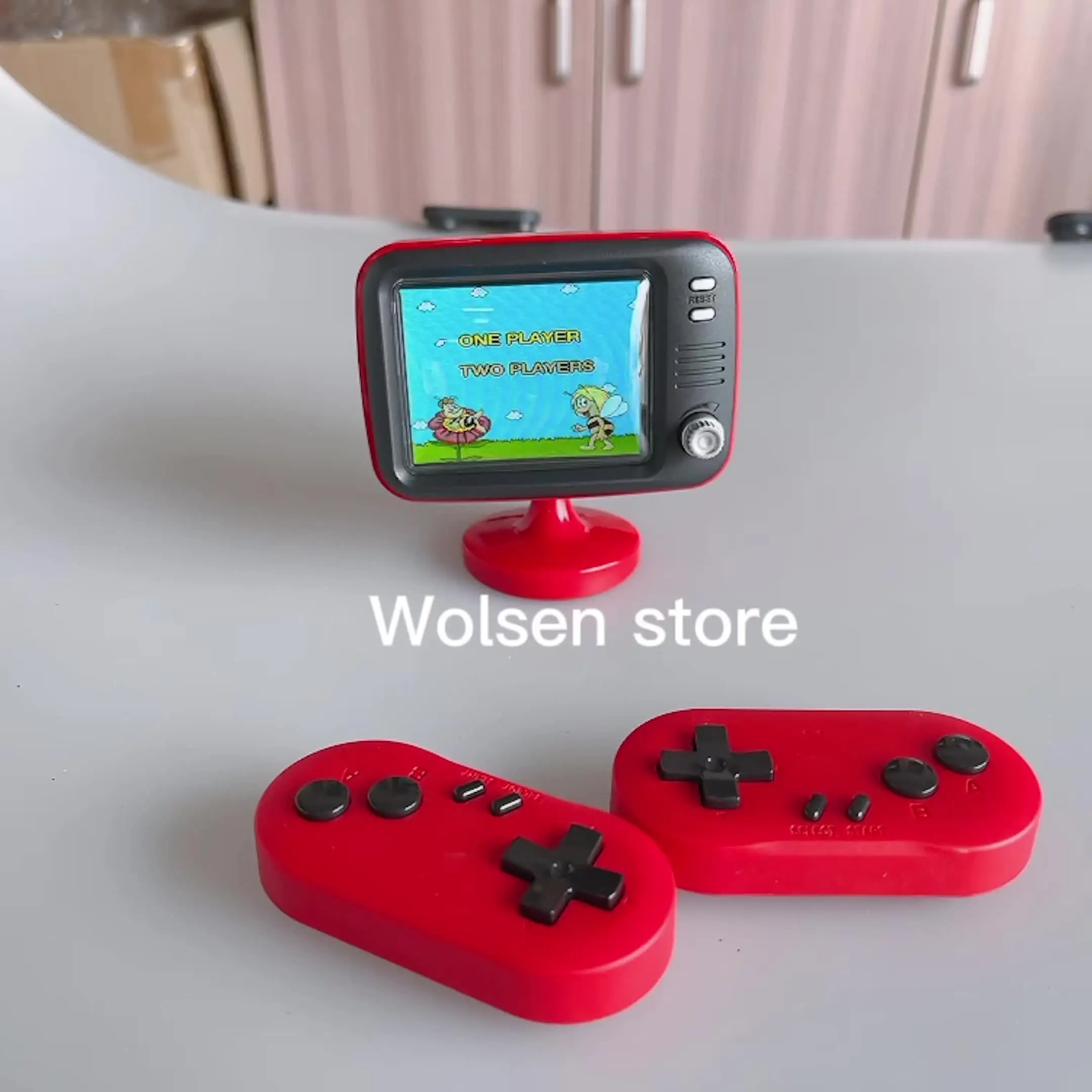 Wolsen-レトロなポータブルミニコンソール,300のクラシックゲームを