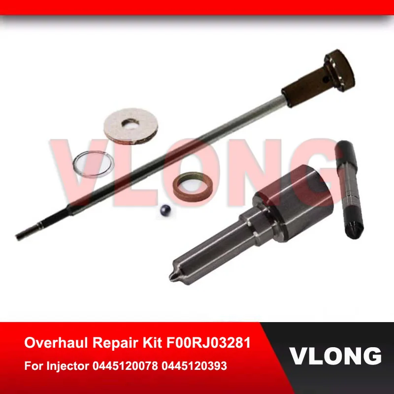 

Injector Overhaul Kit F00RJ03281 Diesel Repair Parts Sprayer Nozzle DLLA150P1622 For FAW J6 0445120078 0445120393 00986AD1014