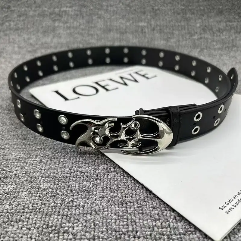 Stylish Y2K Hollow PU Leather Punk