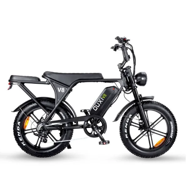 Deren V8 Pro Electric Bicycle High Quality Leisure Sports 750W Rear Wheel Motor 48V Lithium Battery Retro Electric Roa