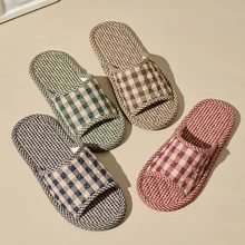실내 슬리퍼 경량 부드러운 면화 꽃 바닥 신발 패션 레트로 홈 슬리퍼 미끄럼 방지 커플 신발