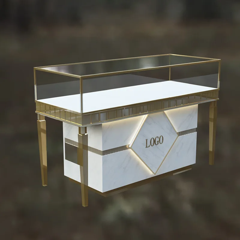 

Custom. stainless steel shopping mall jewelry store display jewelry cabinet custom