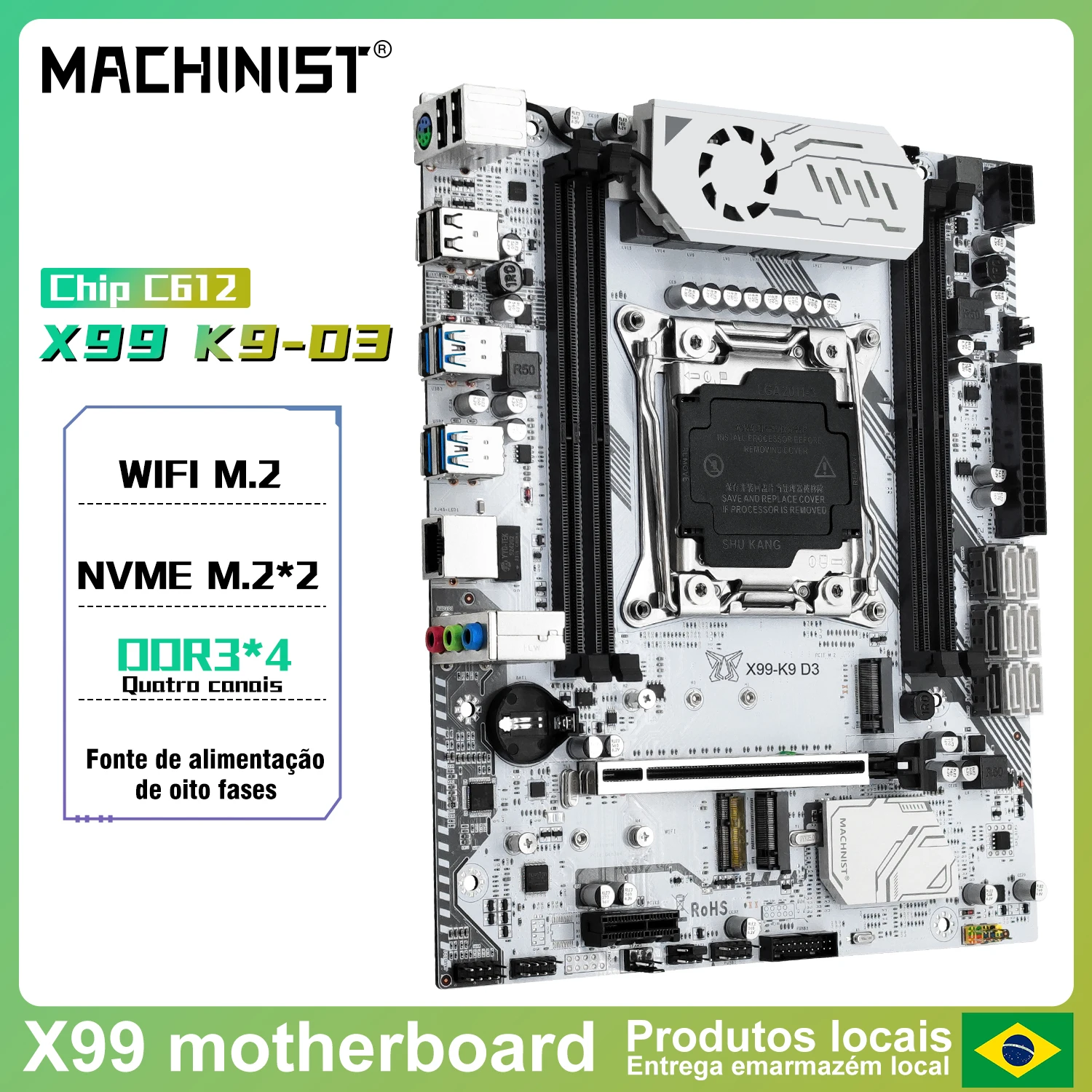 Placa Mãe MACHINIST X99 K9-D3