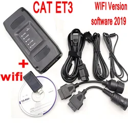 V2019A CAT ET 3 Adapter III heavy Truck Diagnostic Tool CAT3 Communication Connection support WIFI & USB ET3 Excavator Scanner